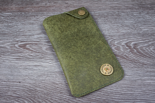 Shotgun Shell Glasses Case , Gift Fo Him Italian Hide Leather