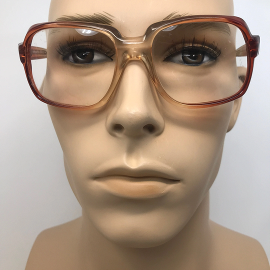 Vintage Geek Eyeglasses Specsavers Ck2007 Glasses Frame Brown Gradient Used Eyeglass Frames Retro