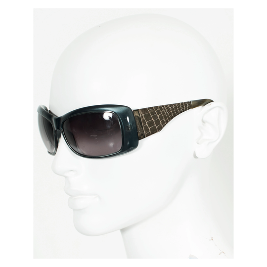 Fab Vintage Lucite Croc Print Jean Paul Gaultier Signed Sunglasses