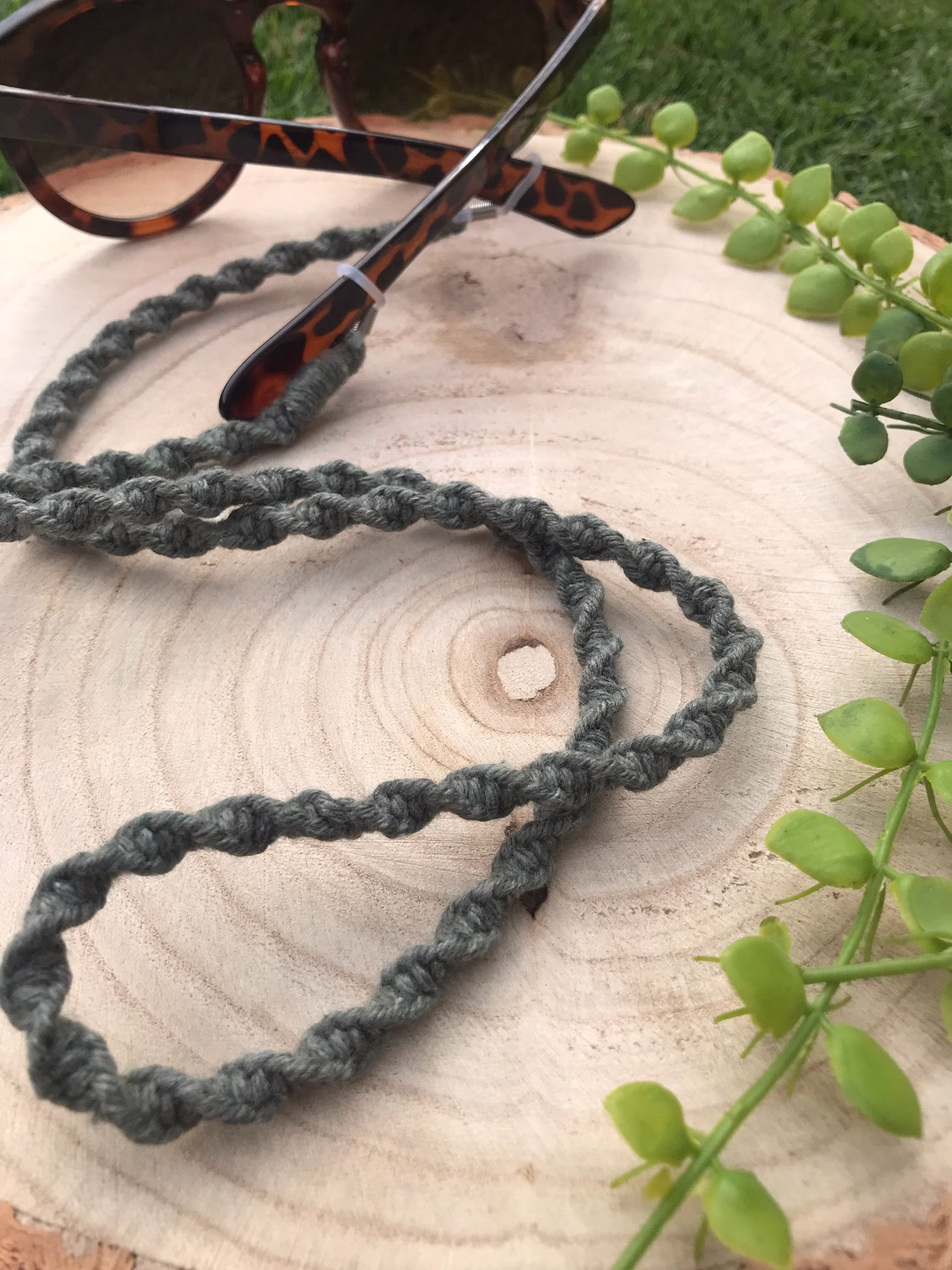 Green Sunglasses Chain, Boho Fashion Accessories, Glasses Holder, Hanging Cord, Gift For Mum, Eyeglass Cord