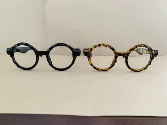 Vintage Chic Retro Round Eyeglasses Frame Optical Eyewear Non-Prescription With Clear Lenses For Women Men-14