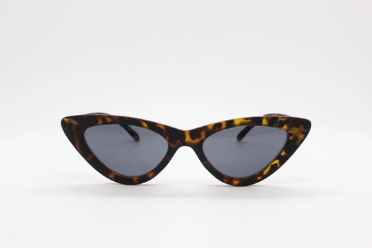 Vintage 90S Pointed Cat Eye Sunglasses. Womens 50S Style Tortoise Frame in A Rubber Finish. Rockabilly Pin Up Cats Eye. Bnwt