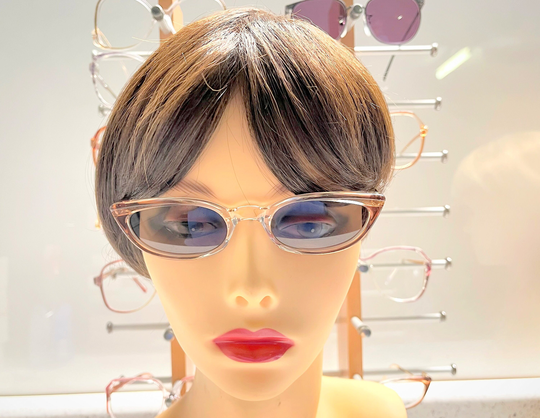 Vintage 60S Faberge Cat Eye Sunglasses With Custom Made Light G15 Lenses Uv 100% Size 49-24-145