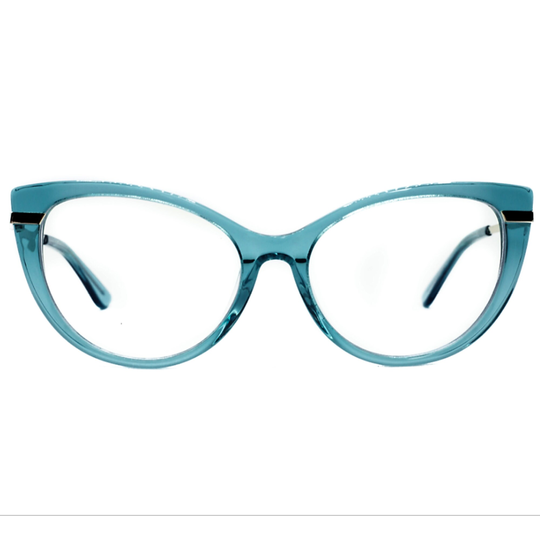 Cat-Eye Reading Glasses/Blue Light Lens By Zoome - Cat Eye Glasses For Women Optical Quality Computer Emerald