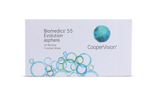 Biomedics 55 Evolution 3 Pack Contact Lenses