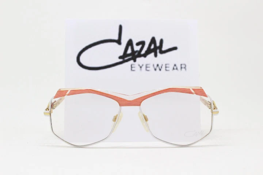 Cazal Vintage 80S Glasses Mod 230 Made in West Germany. Clear Lens Optical Frames. Prescription Eyeglasses. Unused Nos