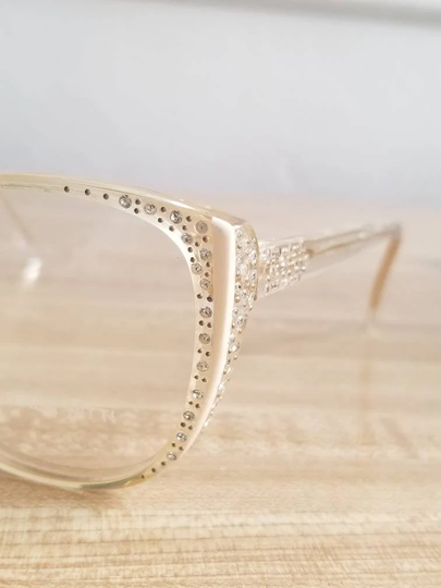 Florence Design Eyewear 1980S. Linea Pitti . New Old Stock. Frame Italy. Very Light. Excellent Condition. Black & Beige Natural Stone