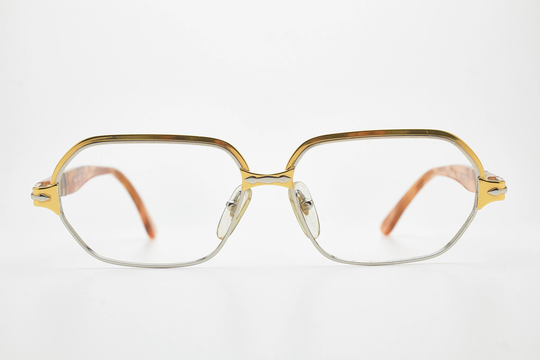 Vintage Man Glasses Persol Ratti Zeus Italy Oval Metal Acetat Brown Frame Eyewear Classic Fashion Woman
