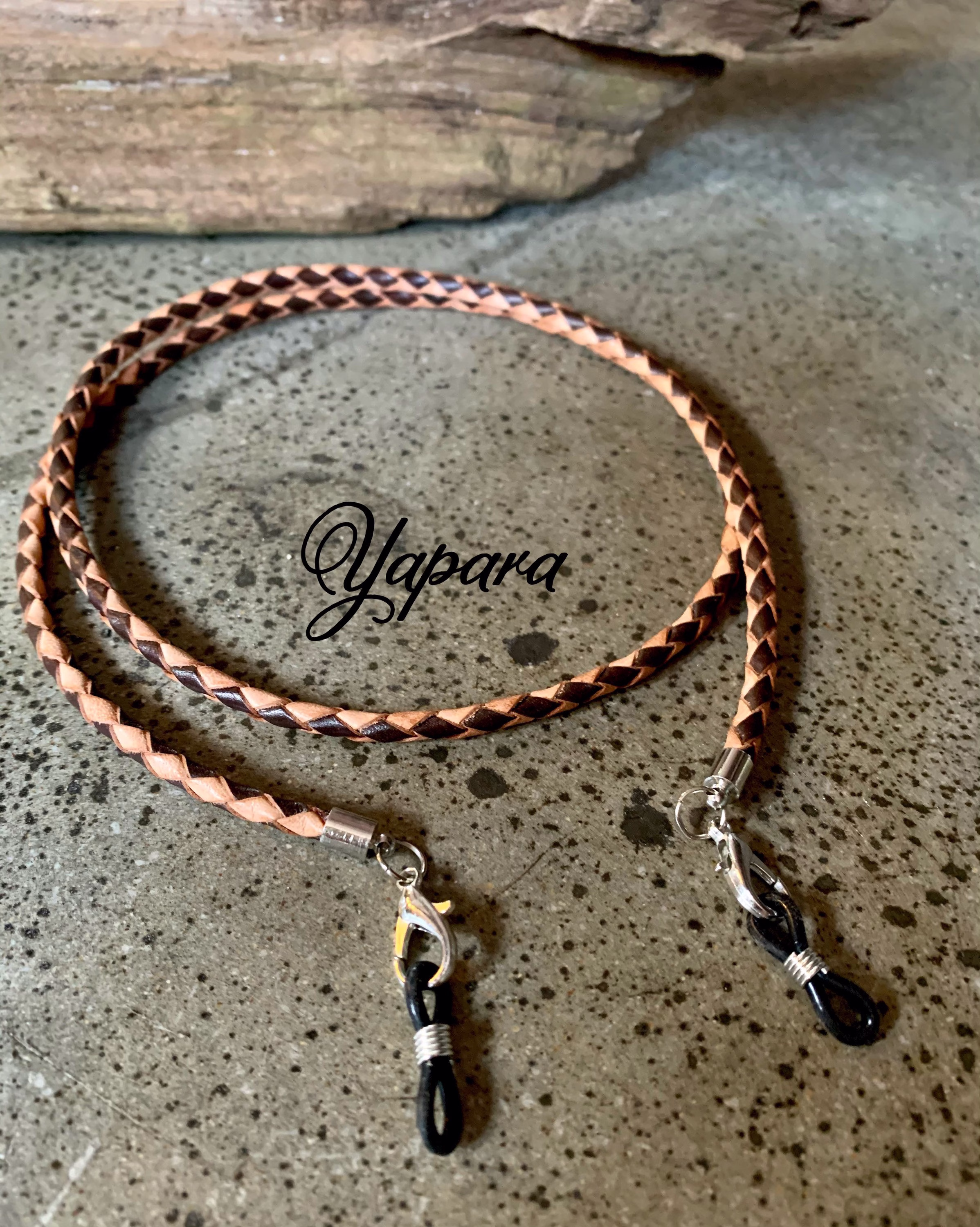 Braided Leather Mask Lanyard/Leather Sunglasses Eyeglass Lanyard/Face Lanyard