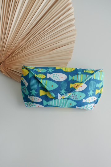 Fishing Soft Glasses Case - Sunglasses Reading Eyeglass Pouch Magnetic Sunglass Eye Glass Case