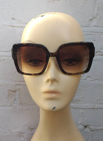 Sunglasses Oversize 70S 80S Leo Serpent