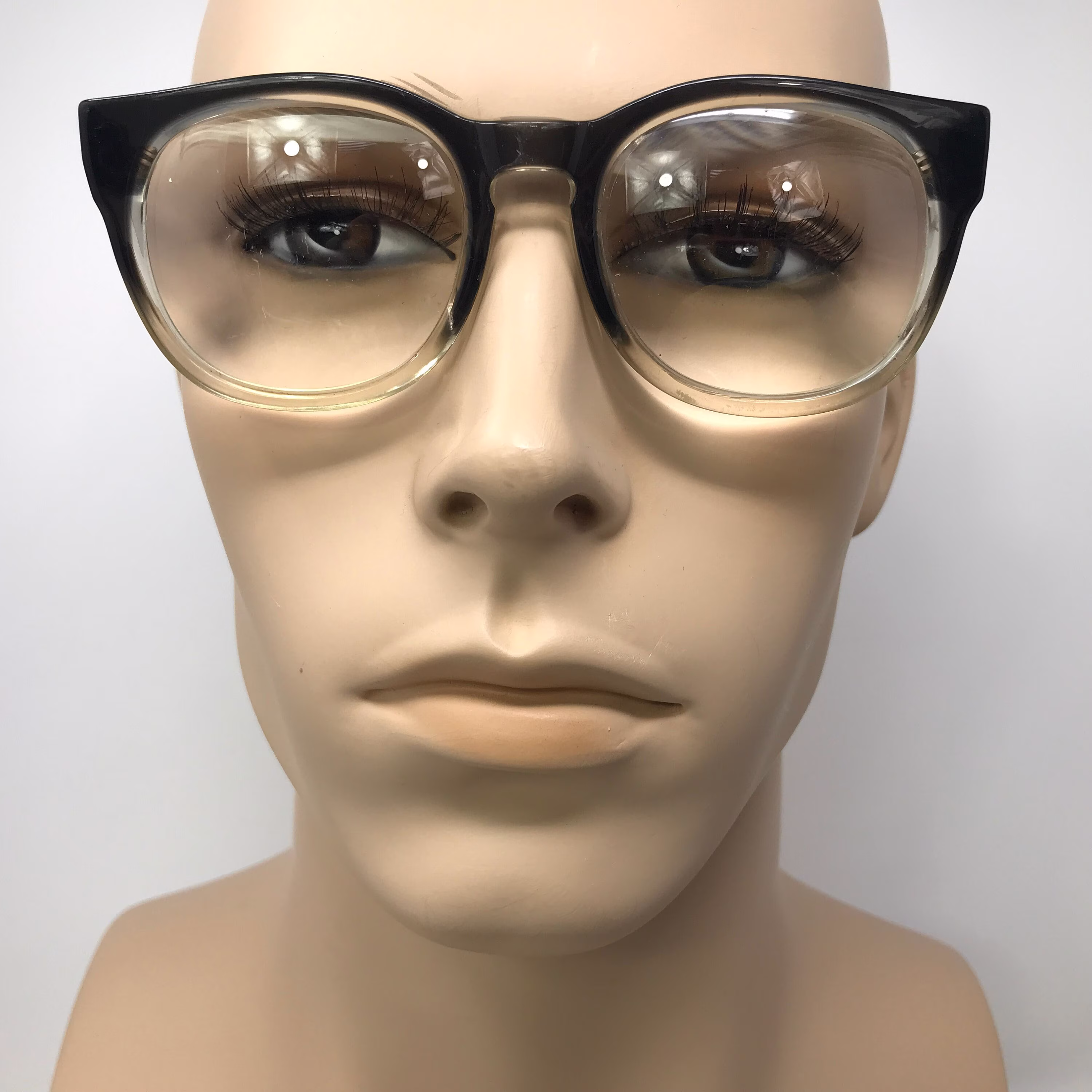 Vintage Specsavers Kelvin Eyeglasses Glasses Frame Black Clear Square Used Eyeglass Frames Retro