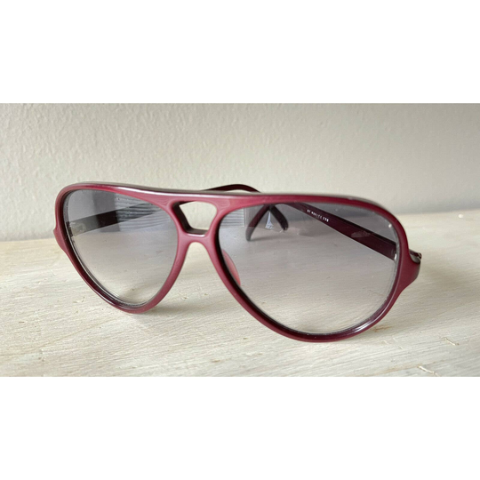 Vintage Jones Design St. Moritz 235 Deluxe France Red Women's Sunglasses