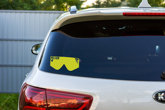 Send It Sticker, Car Decal, Sunglasses Racing Camper Van Bike Vinyl Decal Sticker