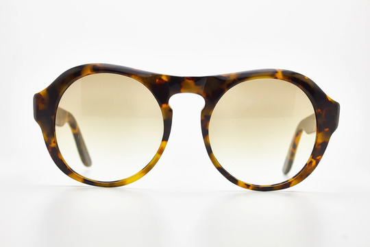 Vintage Woman Sunglasses Perris 783 Made in France Unique Rare Tortoise Acetat Frame Round Gradient Lenses Glasses
