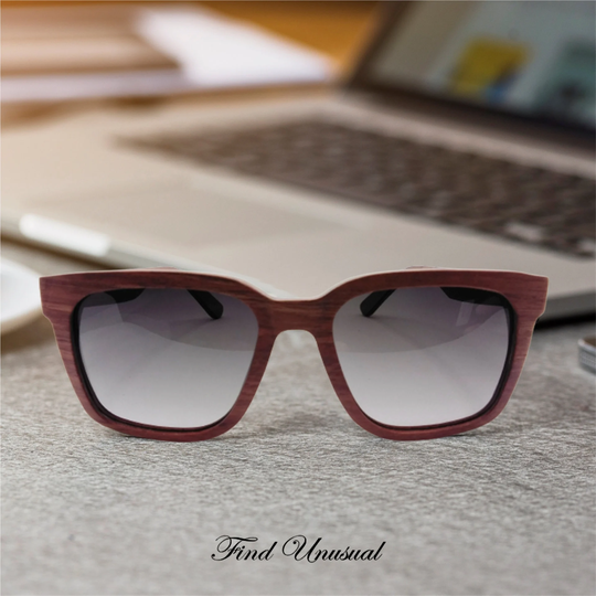 Rose Wood Sunglasses Prescription Glasses Groomsmen Proposal Eye Frame