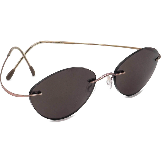 Silhouette Eyeglasses M 7395 /10 Brushed Pink Rimless Metal Austria 49[]19 130