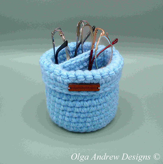 Small-Medium Round Divided Eyeglasses Stand Holder, Multiple Glasses Holder Stand, Double Olgaandrewdesigns