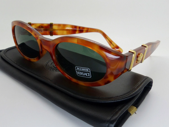Gianni Versace Sunglasses Mod 292A Col 830 Genuine Rare Vintage New Old Stock