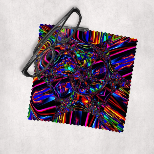 Psychedelic #5 - Microfiber Lens Cleaning Cloth For Eyeglasses, Cameras, Smartphones & All Screens
