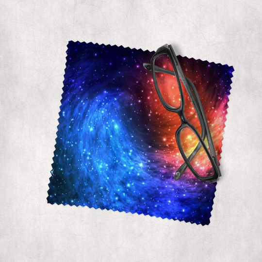 Colorful Space Nebulas - Microfiber Lens Cleaning Cloth For Eyeglasses, Cameras, Smartphones & All Screens