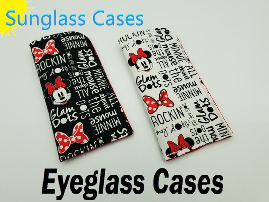 Eyeglass/Sunglass Case, Playful Dots Motif, Lined/Padded, Adults, Teens, Kids -Glasses Not Included