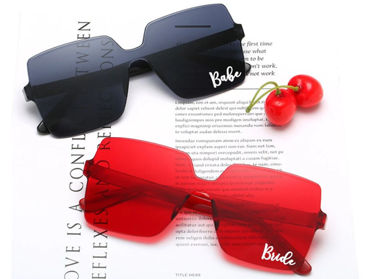 Personalized Sunglasses, Party Bridesmaid Gifts, Custom Bachelorette Wedding Favors, Destination