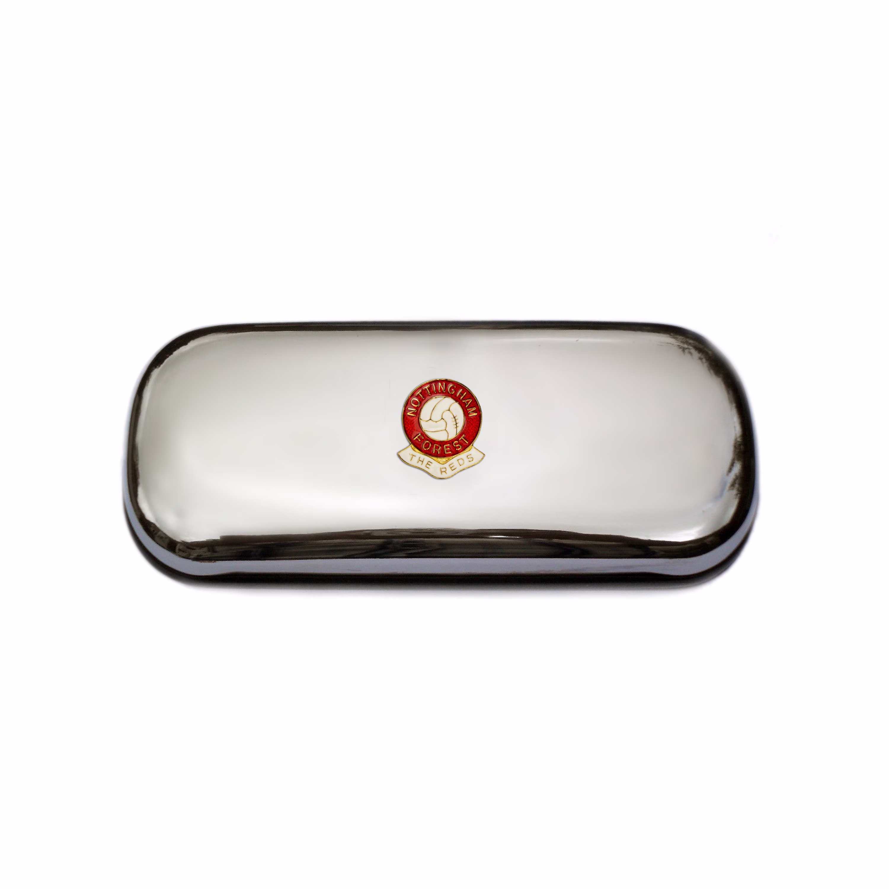Nottingham Forest Football Club Polished Chrome Glasses Case