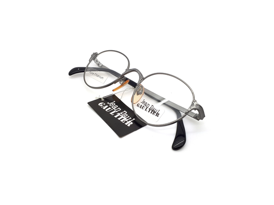 Jean Paul Gaultier 55-3183 Col 3 // 90S Vintage Jpg Steampunk Glasses Frames Titanium P 1990S New Old Stock Eyeglasses