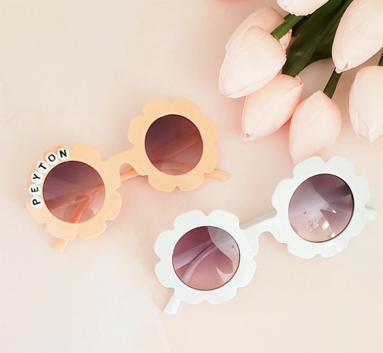 Personalized Flower Girl Sunglasses For Girls Toddler Kid Child Shaped Gift Idea Proposal