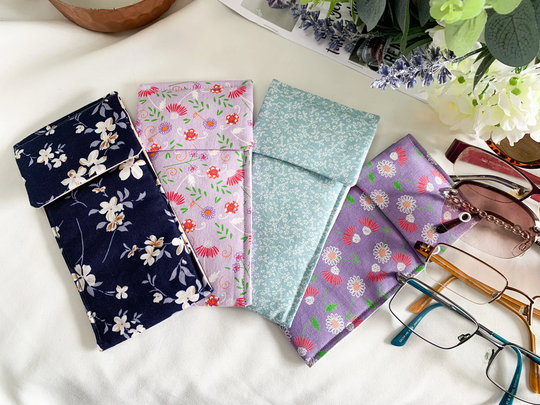 Floral Glasses Pouch