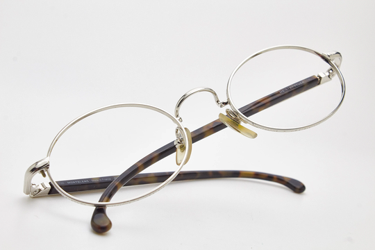 Vintage Sunglasses Montblanc Meisterstuck Silver Round Steampunk Eyewear Metal Glasses Unisex Luxury Eyeglasses Frame For N.o.s