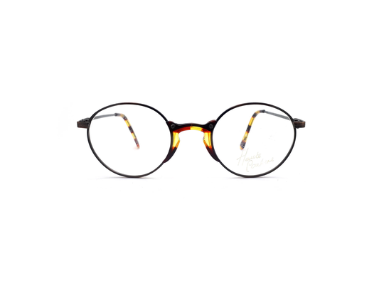 Sold Vintage Haute Couture 314 Anti Bronze 80S Round Glasses Frames // 1980S Designer Eyeglasses