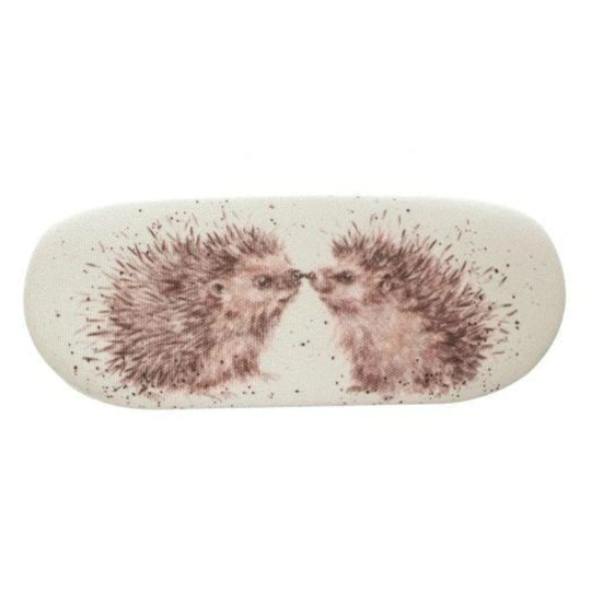 Illustrated Hedgehog Hard Shell Glasses Case
