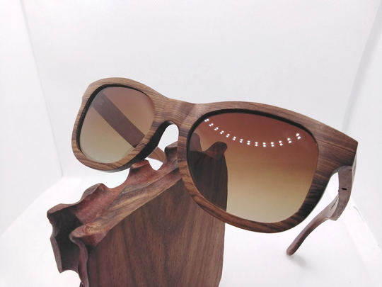 Solid Desert Ironwood Square Natural Wooden Sunglasses Prescription Glasses Groomsmen Proposal Eye Frames