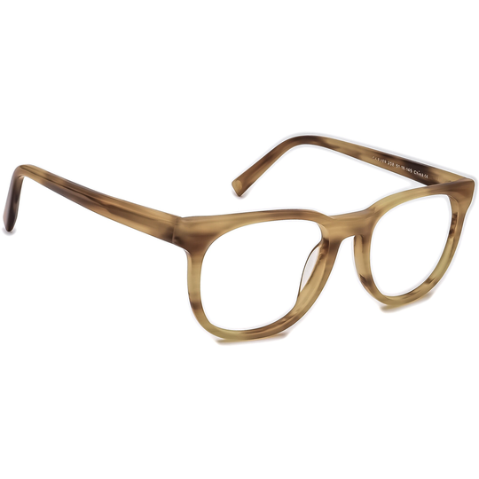 Warby Parker Eyeglasses Carver 208 Striped Brown Horn Rim Frame 51[]18 145