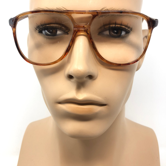 Vintage Pilot Reading Glasses Frame +2.00 Brown Used Eyeglass Frames Retro