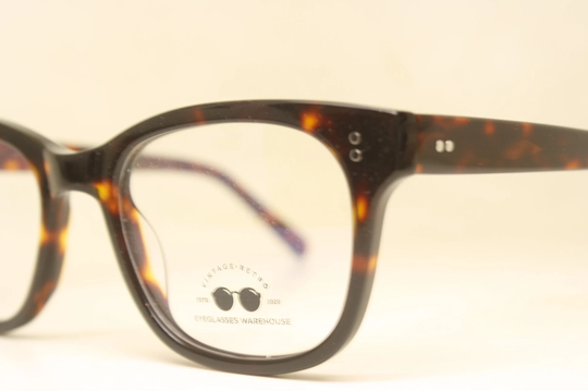 Tortoise Retro Horn Rim Glasses Frames 1960S Vintage Style Eyewear