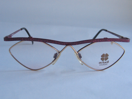 Actuell Couture Unisex Vintage Eyeglasses Frame Made in The 80's Germany. True Collectable