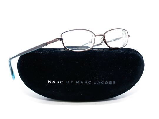 Marc Jacobs Eyeglasses Mmj 400 67B Copper/Blue Rectangular Metal Frame 50-16 135