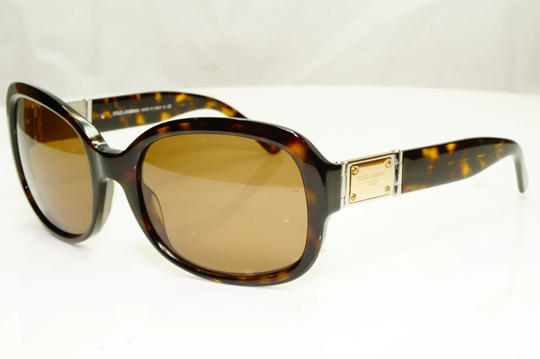 Authentic Dolce Gabbana Womens Vintage Sunglasses Brown Dg 4086 502/13 33860