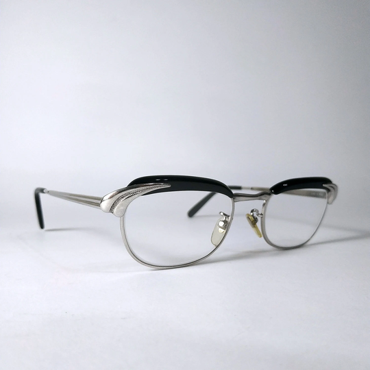 Serge Kirchhofer © Eyewear 1/10 12K Gold-Filled. Solid Silver & Celluloid. Eyeglasses Frame 70S