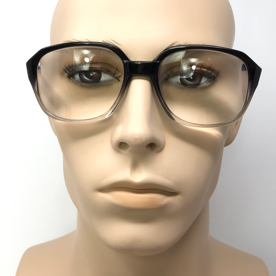 Vintage Louis Stone Optical Eyeglasses Glasses Frame Black Square Used Eyeglass Frames Retro Geek UK