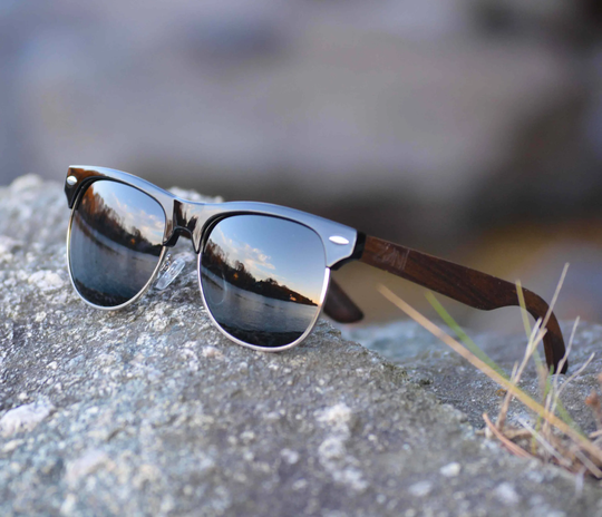 Polarized Wood Sunglasses. Ebony Wood. Mens Womens Personalized Valentines Day Gift. Groomsmen