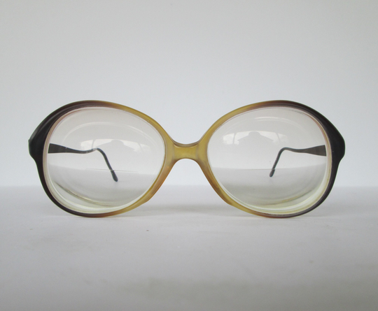 Brown Butterscotch Ombre Rimmed Eyeglasses