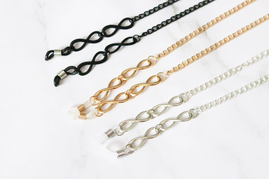 Infinity Eye Glasses Holder Necklace | Reading Chain Glass Sunglass Strap Simple Wear Cord