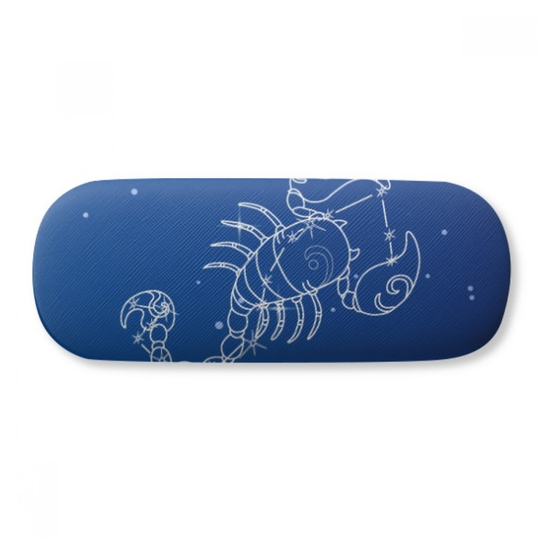 Star Universe Scorpio Constellation Pattern Glasses Case Eyeglasses Hard Shell Storage Spectacle Box