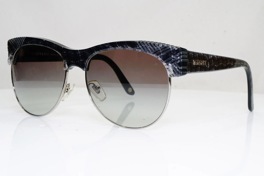 Authentic Versace Womens Vintage Sunglasses Black Square 4222 957/11 28944