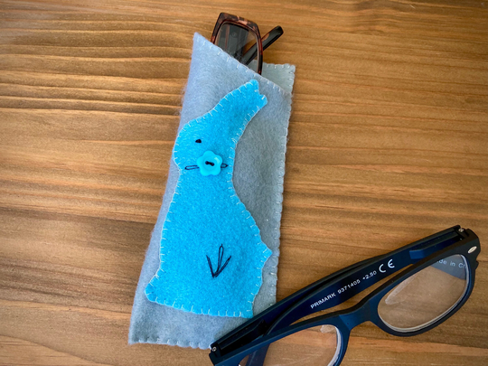 Reading Glasses Case - Sunglasses Personalised Birthday Gift Ideas Gift For Her Felt