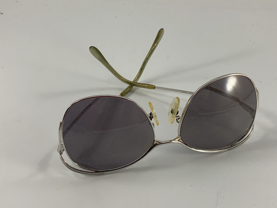 Vintage 1980's Era Ladies' Prescription Bifocal Round Sunglasses